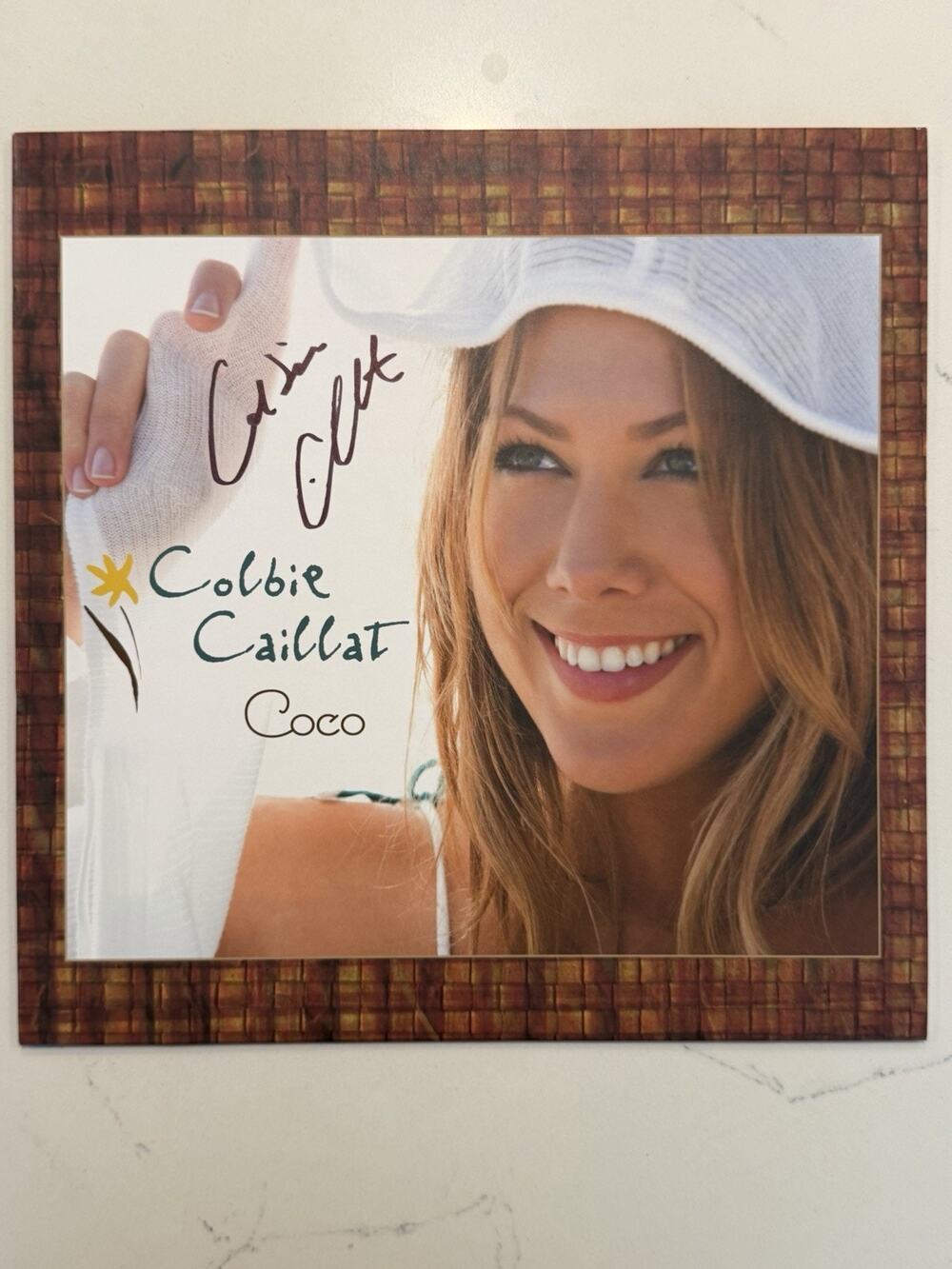 Colbie Caillat- Coco 15th Anniversary Signed Autographed Yellow Vinyl Record